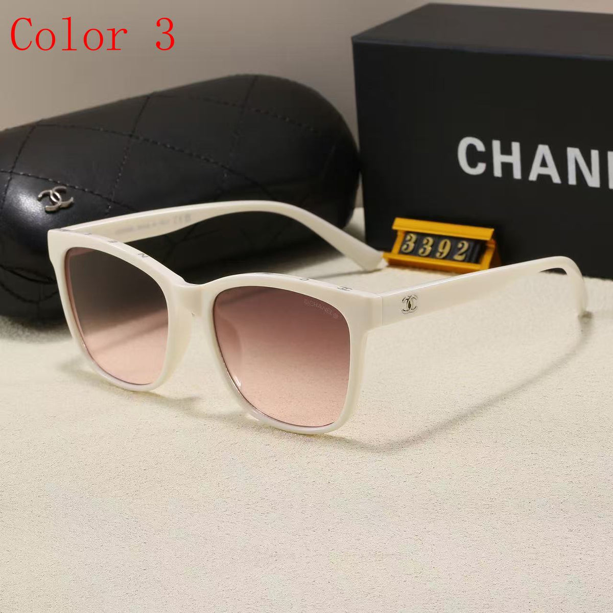 3392 Fashion men's and women's sunglasses with box