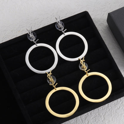 E49 Women gold-plated fashion earrings high-quality jewelry