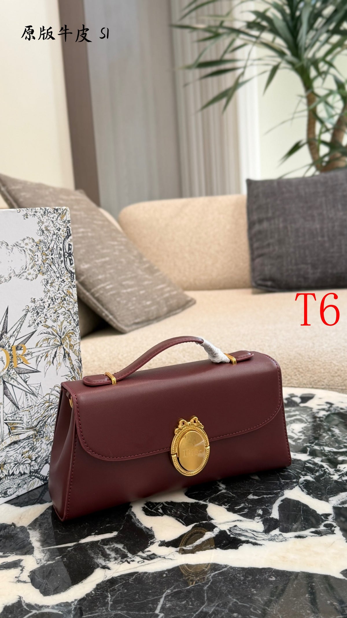MN50 Women's fashion bag, genuine leather handbag 25cmX18cm