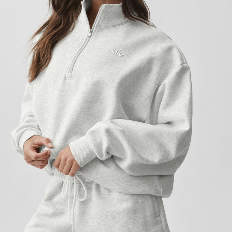 C3 Couple Loose‑Fit Half‑Zip Hoodie, Unisex Casual Sports Pullover Top for Men & Women
