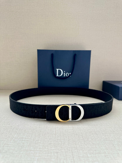 BE9 Real Leather Belt 3.2CM with packing