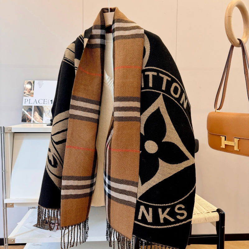 F6 Women's Winter Fashion High Quality Wool Scarf