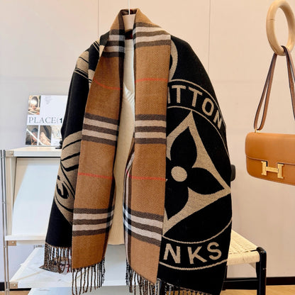 F6 Women's Winter Fashion High Quality Wool Scarf