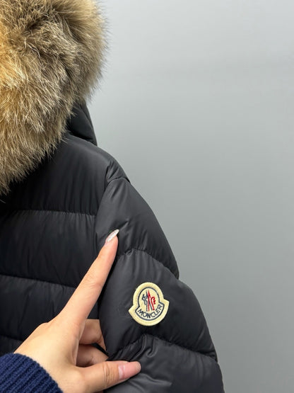C8 Women's Casual Mid‑Length Hooded Down Jacket Winter Warm Outer Coat