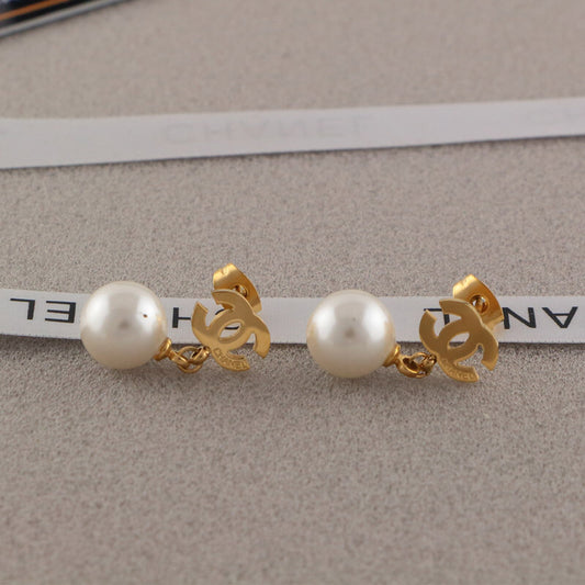 CHE22 Women gold-plated fashion earrings high-quality jewelry
