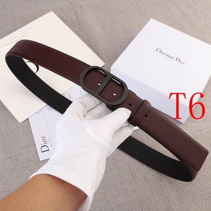 BE4 Men Real Leather Belt 3.5CM with packing