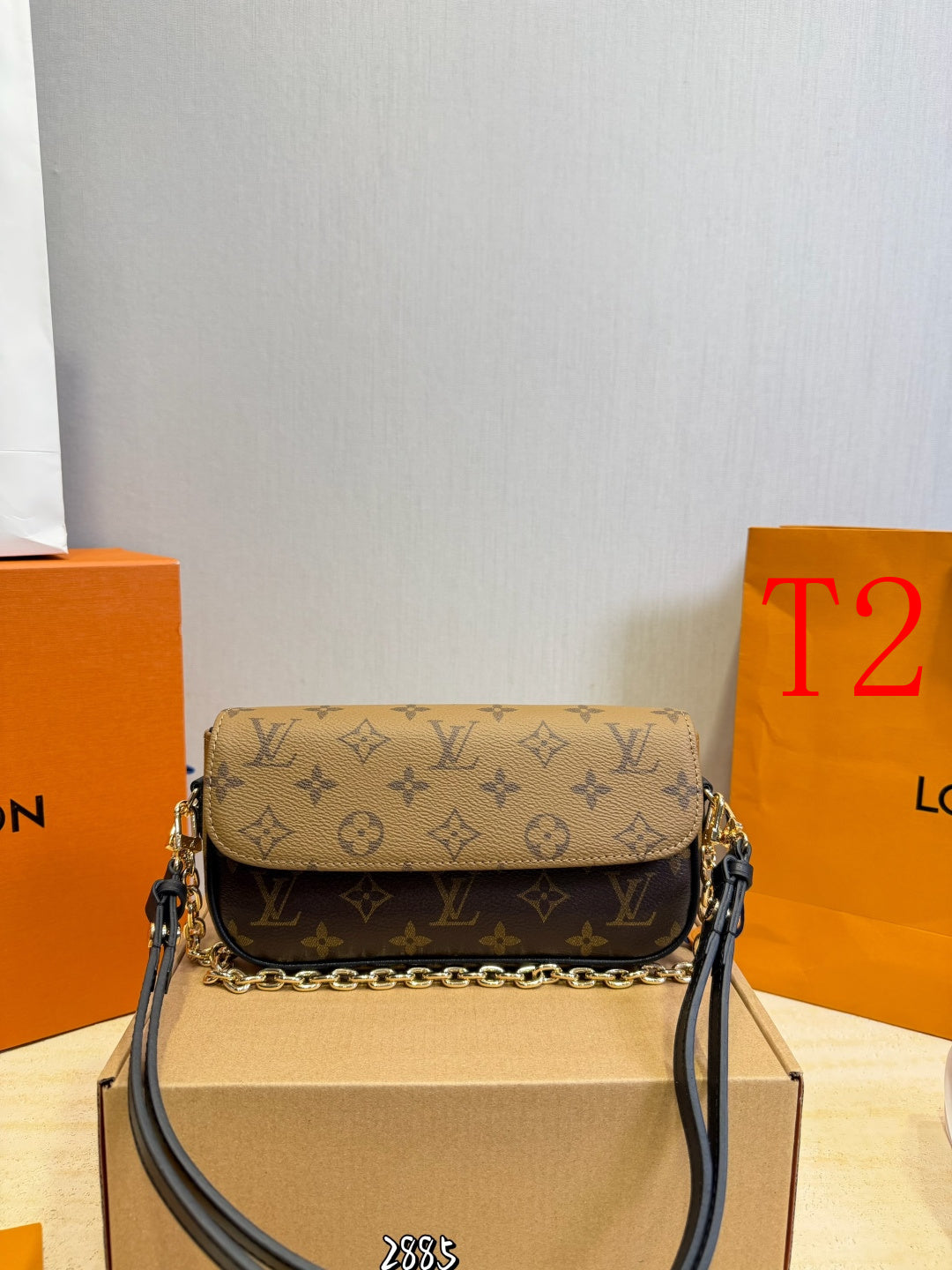 MS45 Women's handbag leather bag 22*12cm