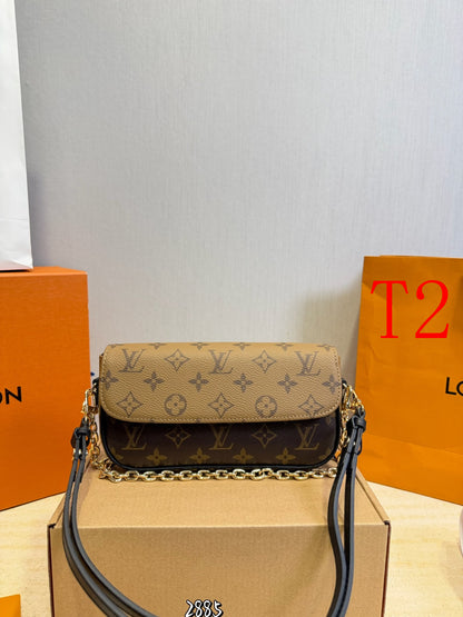 MS45 Women's handbag leather bag 22*12cm