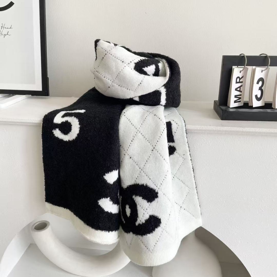 F38 Women's Wool Blend Scarf Wrap 35*200cm