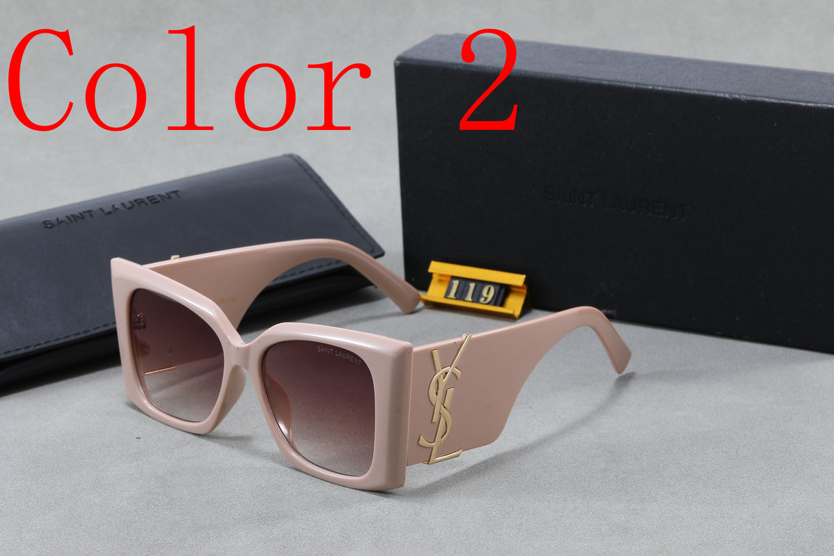 119 Fashion men's and women's sunglasses with box
