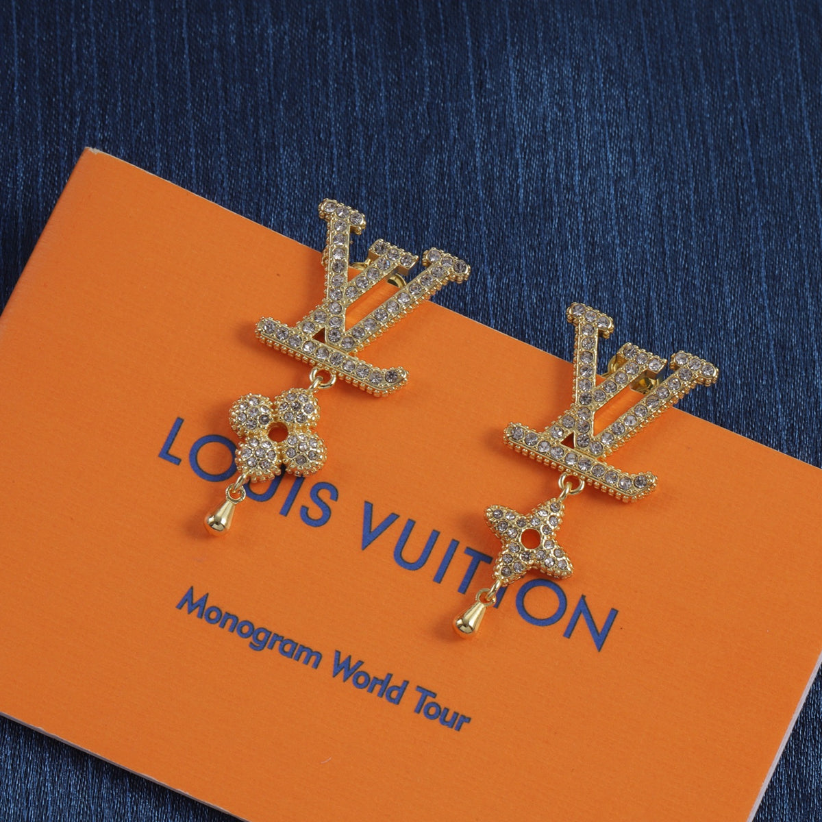 E38 Women gold-plated fashion earrings high-quality jewelry