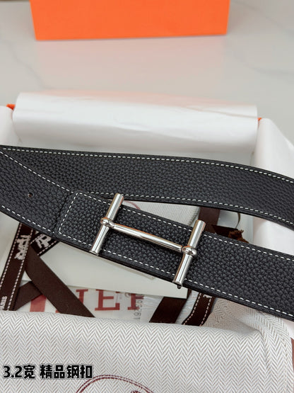 BE6 Real Leather Belt 3.2CM with packing