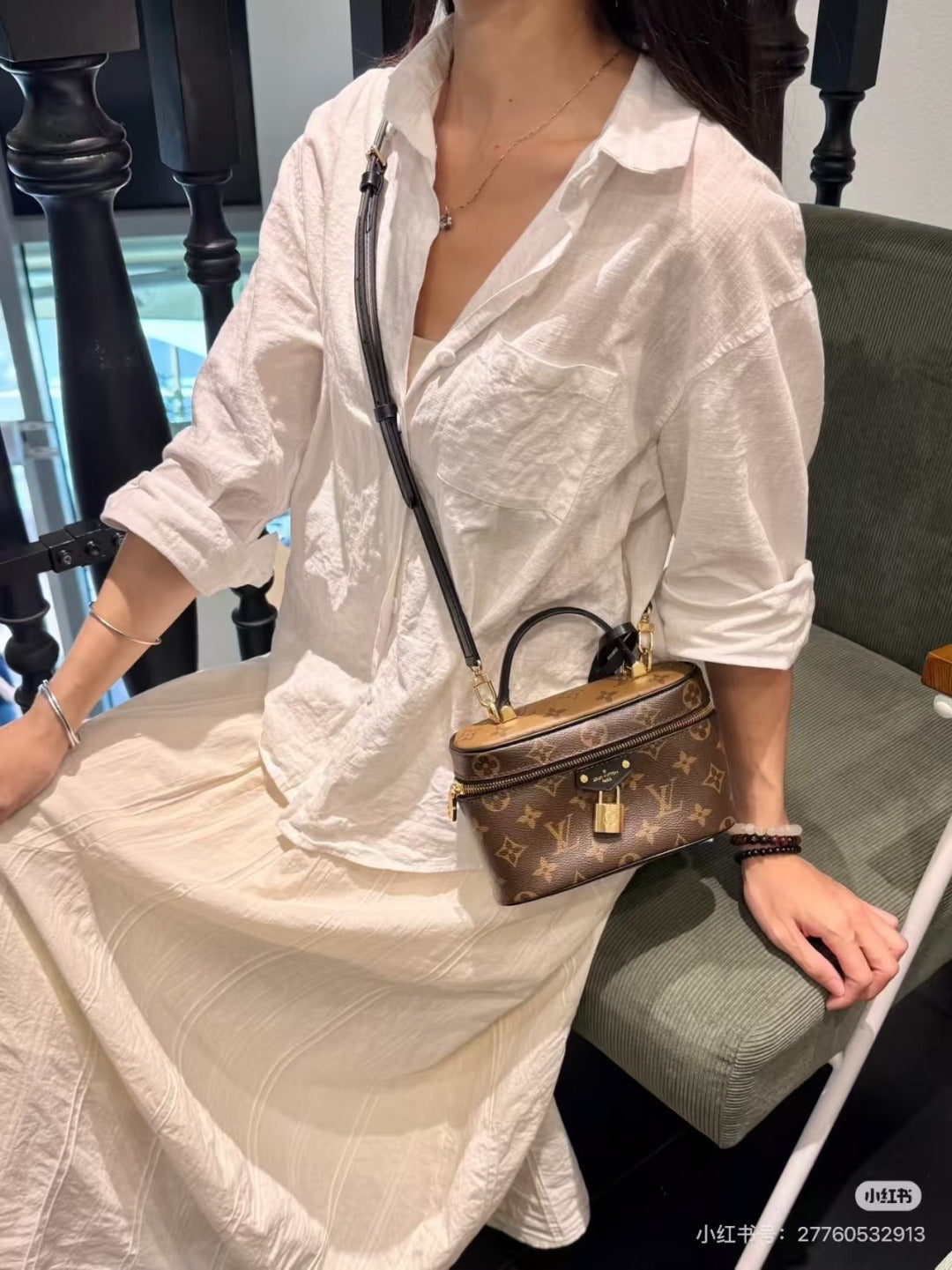 MS47 Women's handbag leather bag 18*12cm