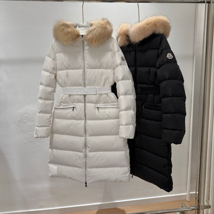 C17 Women's Casual Long Hooded Down Jacket Winter Warm Coat