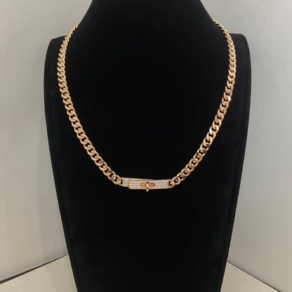 N6 New women and men gold-plated necklace fashion jewelry