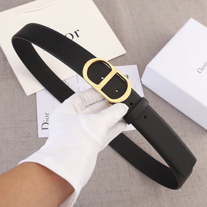 BE4 Men Real Leather Belt 3.5CM with packing