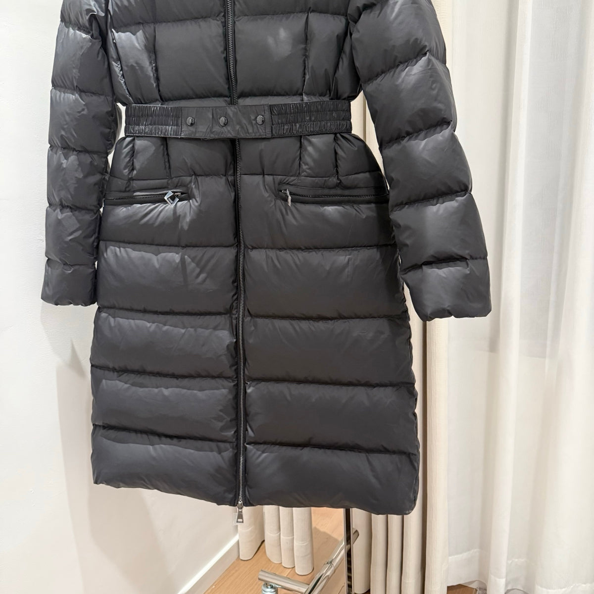 C17 Women's Casual Long Hooded Down Jacket Winter Warm Coat