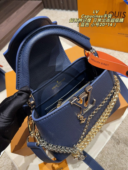 MN69 Women's leather bag handbag 27*18cm/20*14cm