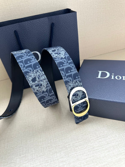 BE9 Real Leather Belt 3.2CM with packing