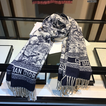 F45 Women Wool Blend Scarf Wrap