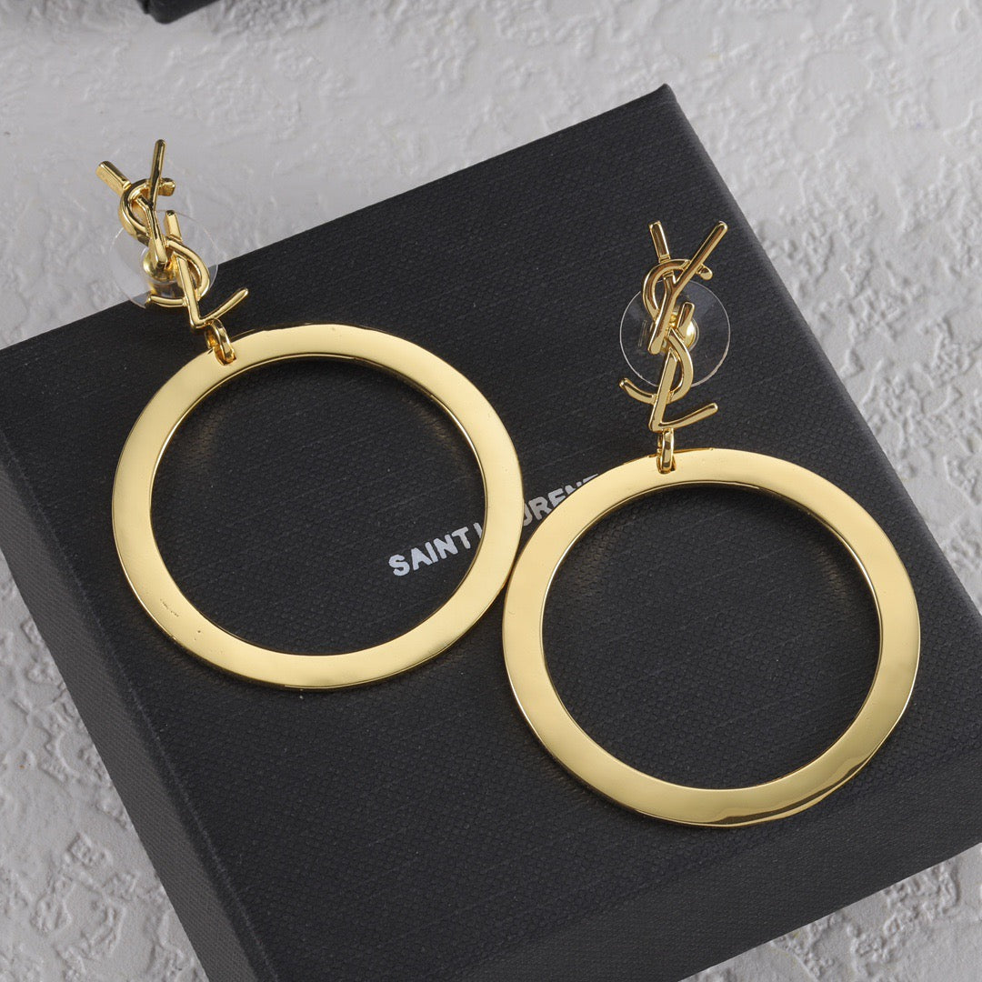 E49 Women gold-plated fashion earrings high-quality jewelry