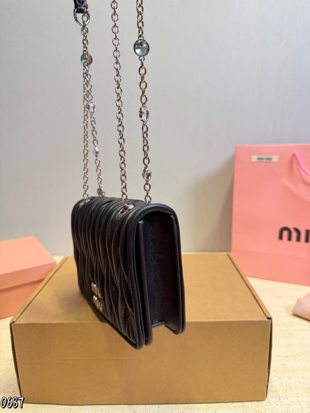 MS77 Fashion diagonal cross bag 20 X13X 5cm