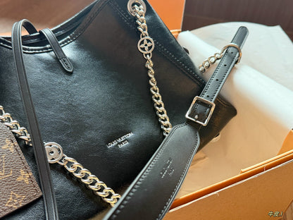 MS2 Women's handbag leather bag 26*17cm