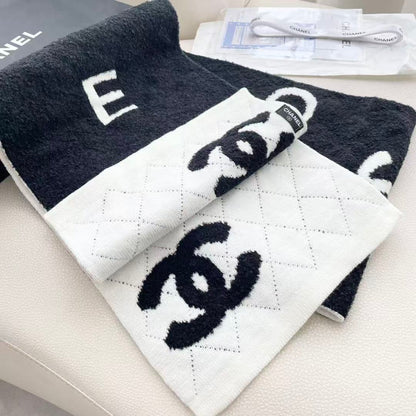 F38 Women's Wool Blend Scarf Wrap 35*200cm