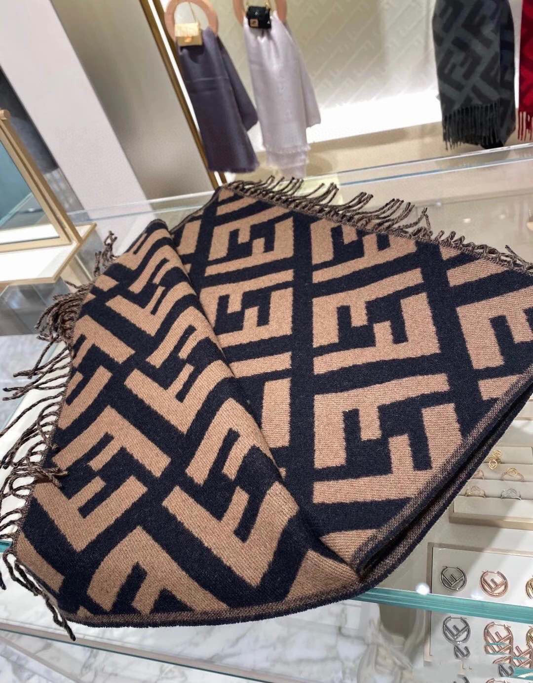F25 Women's Winter Fashion Wool Scarf