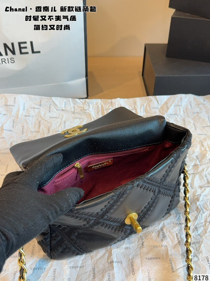 MN3 Fashion Genuine Leather Women's Bag with Box 25*7*19cm