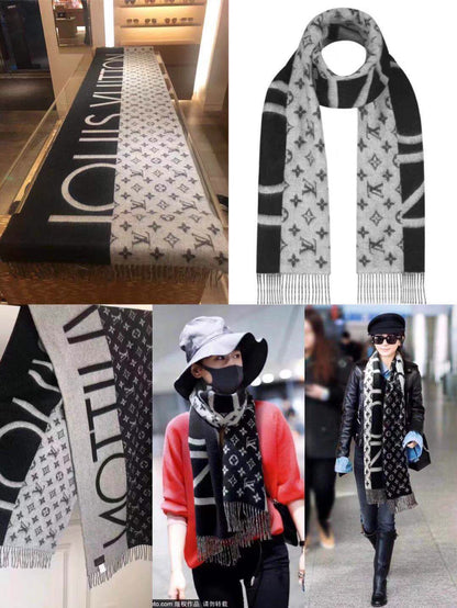 F29 Women's Winter Fashion Wool Scarf 180*70CM