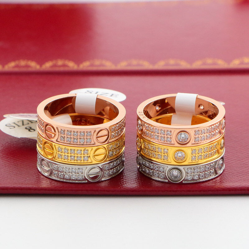 CAR5 Unisex Stainless Steel Fashion Ring Jewelry for Men & Women