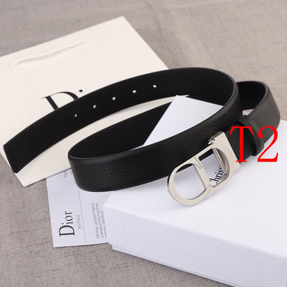 BE4 Men Real Leather Belt 3.5CM with packing