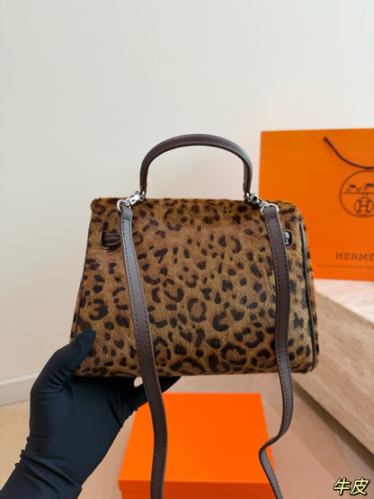 MS30 Fashion leopard print women's handbag bags 21*8*15cm