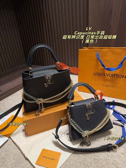 MN69 Women's leather bag handbag 27*18cm/20*14cm