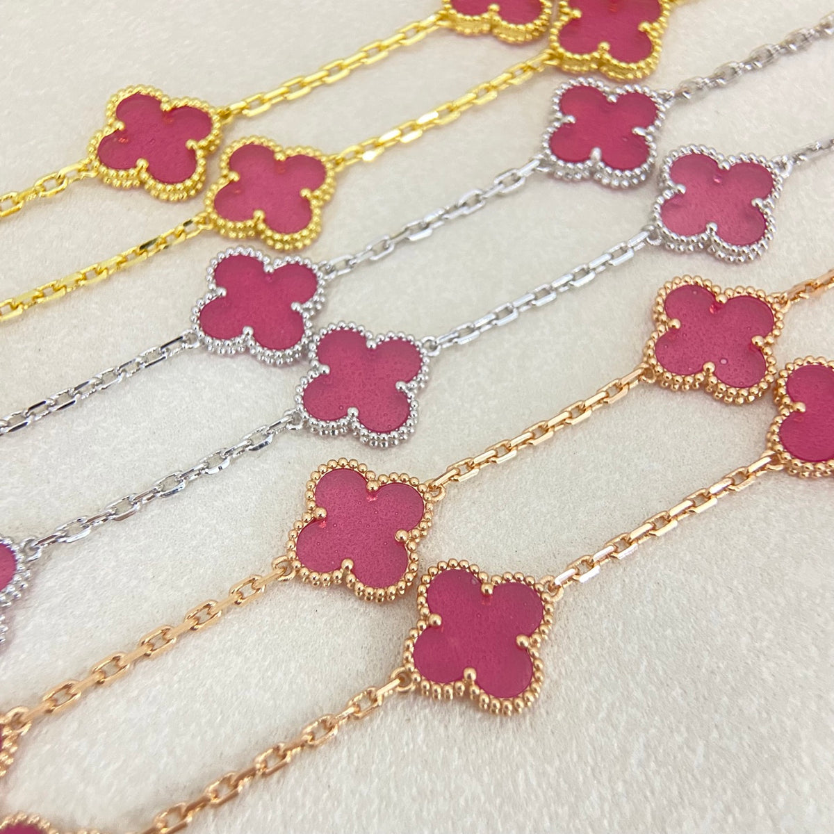 N9 New gold-plated necklace fashion jewelry four-leaf clover necklace