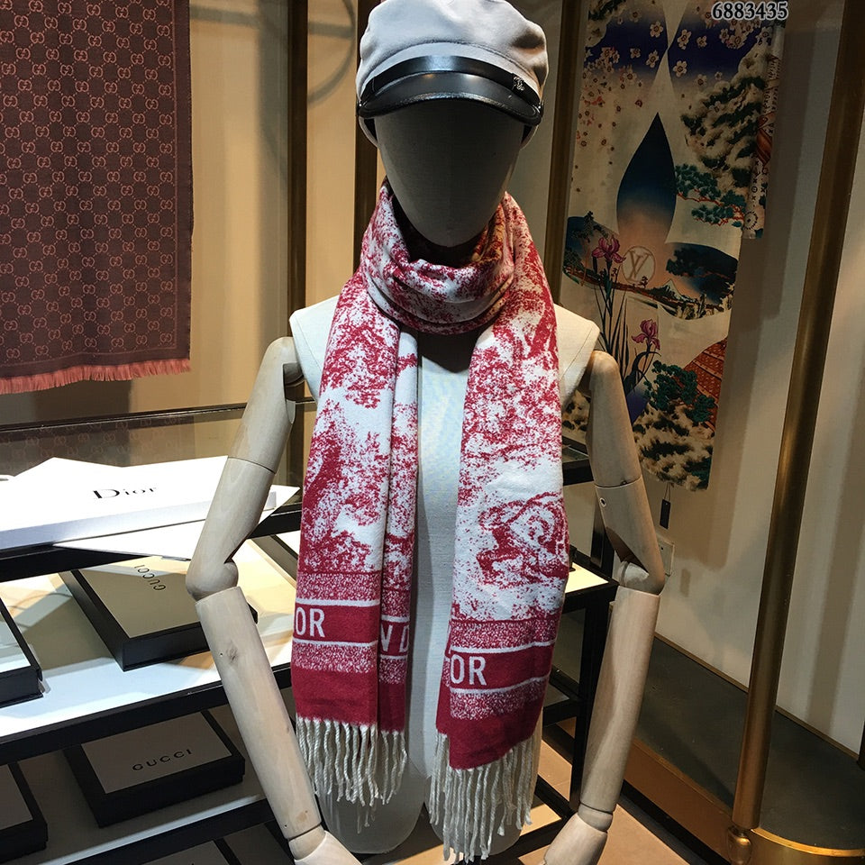 F45 Women Wool Blend Scarf Wrap