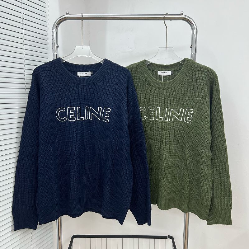 EC01   Men's and women's embroidered round neck sweater clothes