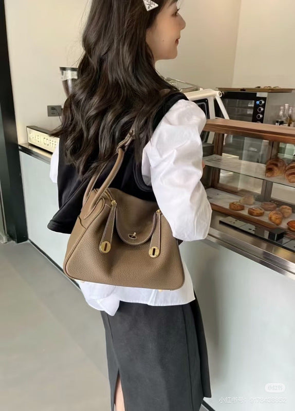 HEMB1   Stylish New Premium Genuine Leather Bag  25X13X17cm