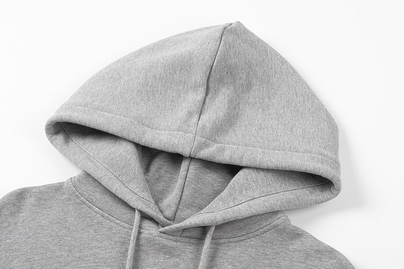 LC05  Men's and women's all cotton David hoodie with hooded and floral patchwork hoodie clothes