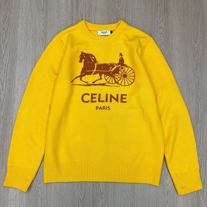 EC02   Men's and women's carriage driver pattern jacquard round neck sweater clothes