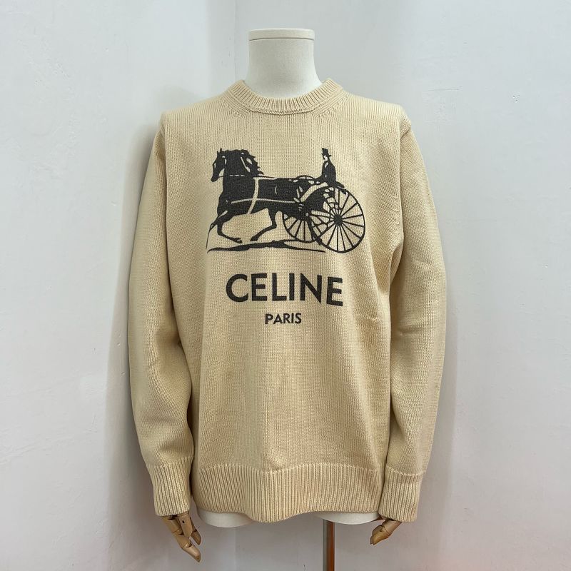 EC02   Men's and women's carriage driver pattern jacquard round neck sweater clothes