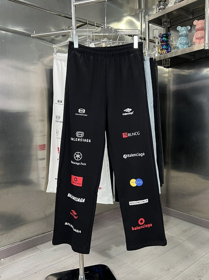 AP1  Women's multi-element design printed pants