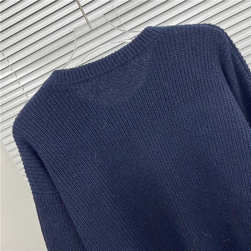 EC01   Men's and women's embroidered round neck sweater clothes