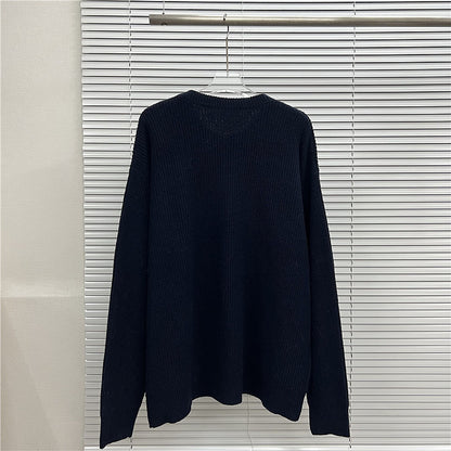 EC01   Men's and women's embroidered round neck sweater clothes