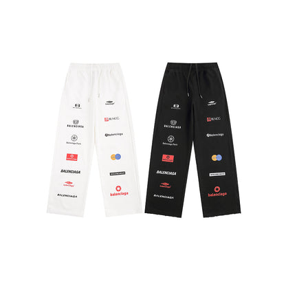 AP1  Women's multi-element design printed pants