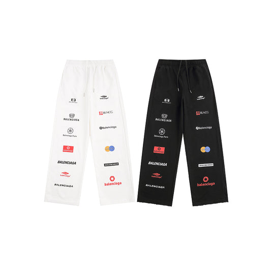 AP1  Women's multi-element design printed pants