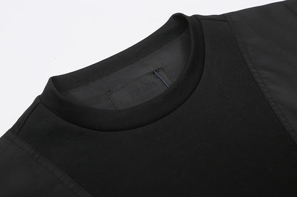 PC01  Men's and women's patchwork pocket design long sleeved sweatshirt clothes