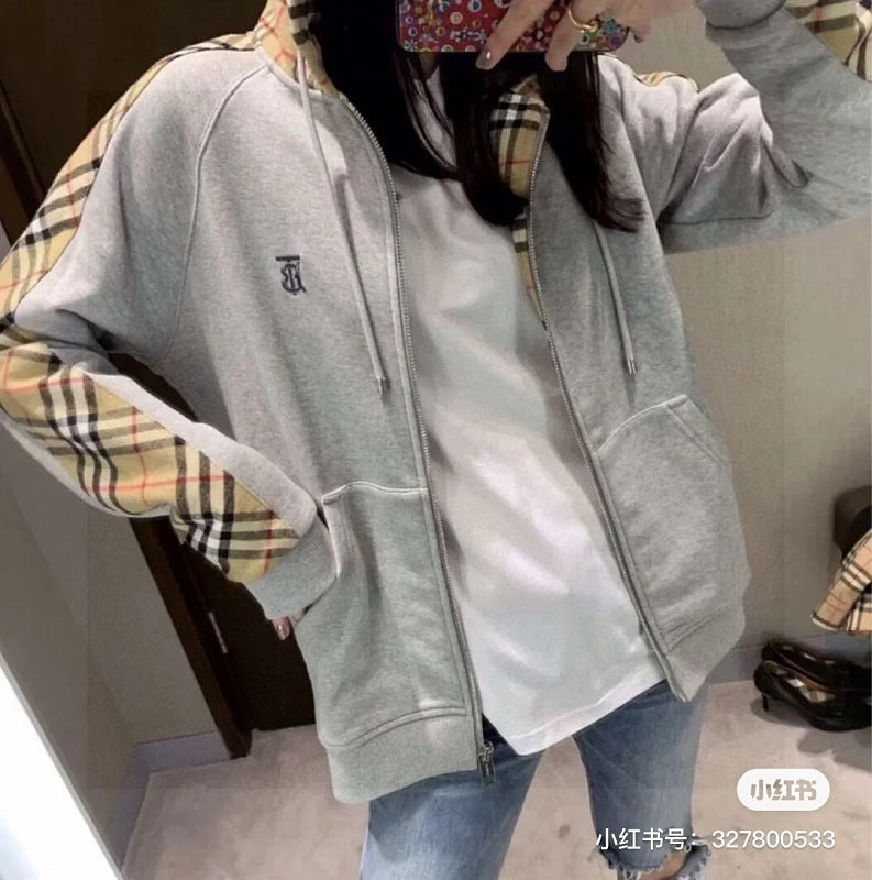 UC06  Men's and women's all cotton cardigan zipper sweatshirt clothes