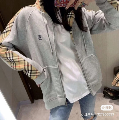 UC06  Men's and women's all cotton cardigan zipper sweatshirt clothes